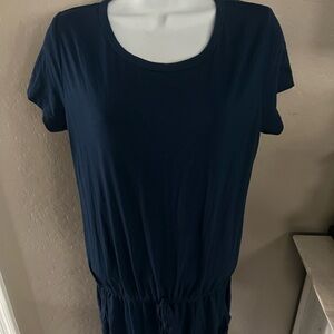 **4 for $15!** Navy Blue Short Sleeve Romper/Jumpsuit